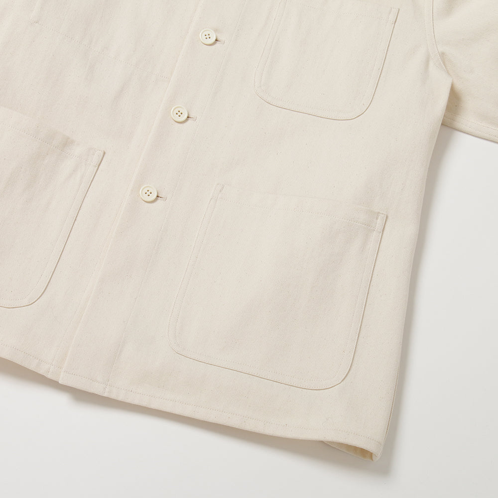 ORGANIC COTTON DRILL CHORE JACKET – PERSONAL MATTERS