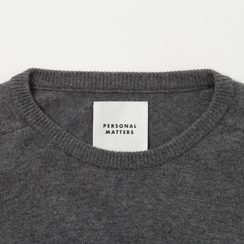 MERINO WOOL CREW NECK SWEATER – PERSONAL MATTERS