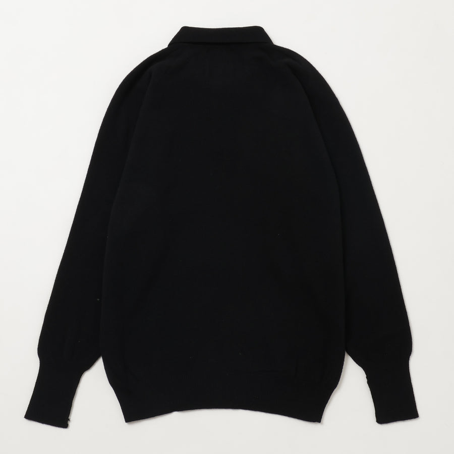 MERINO WOOL POLO NECK SWEATER