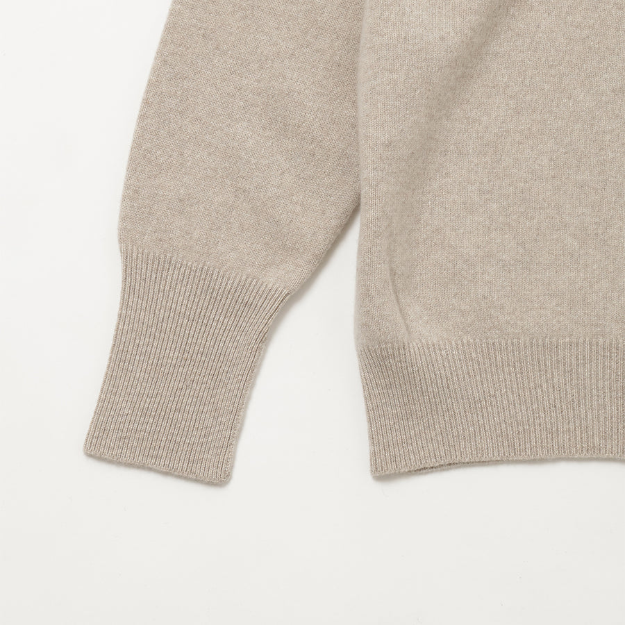 MERINO WOOL POLO NECK SWEATER