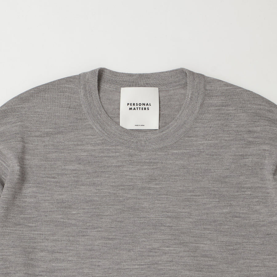 MERINO WOOL CREW NECK SWEATER