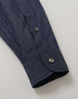 INDIGO DYE COTTON TWILL SHIRT