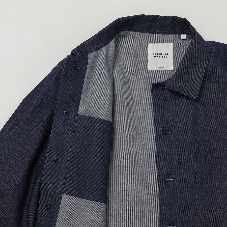 ORGANIC COTTON DENIM CHORE JACKET